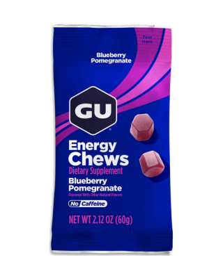 GU Energetické gumové cukríky 60g - Blueberry Pomegranate